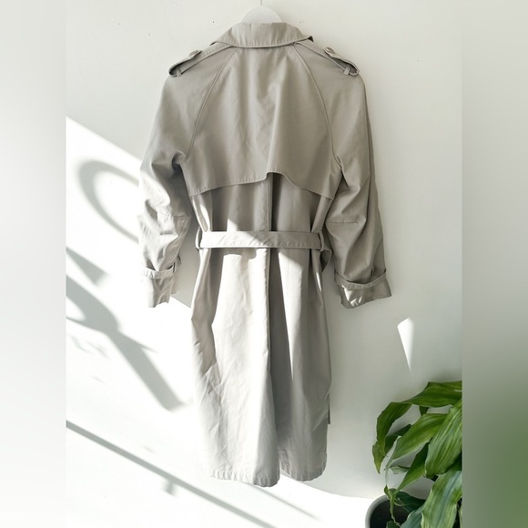 Vintage - Lodon Fog Maincoats - Belted Trench Coat - Tan Size: 10p - Picture 2 of 11